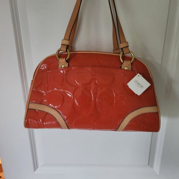 NWT Coach Peyton Satchel and matching wallet - Picture 4 of 16